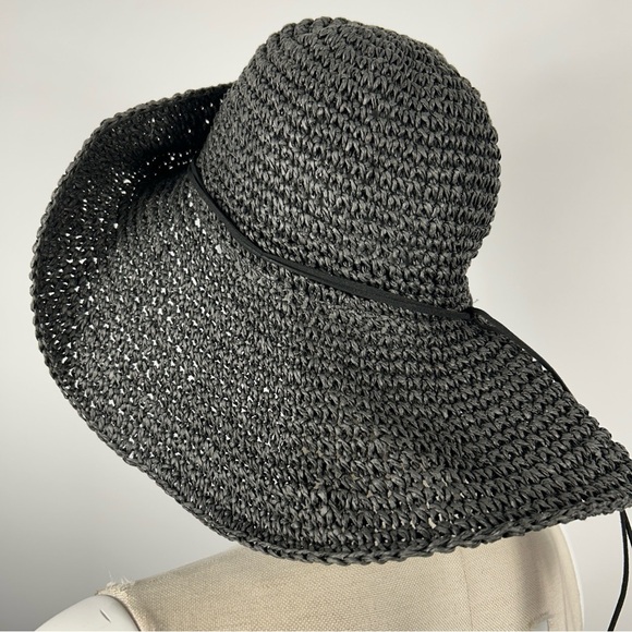 Joe Fresh Black Crochet Hat - Picture 5 of 7